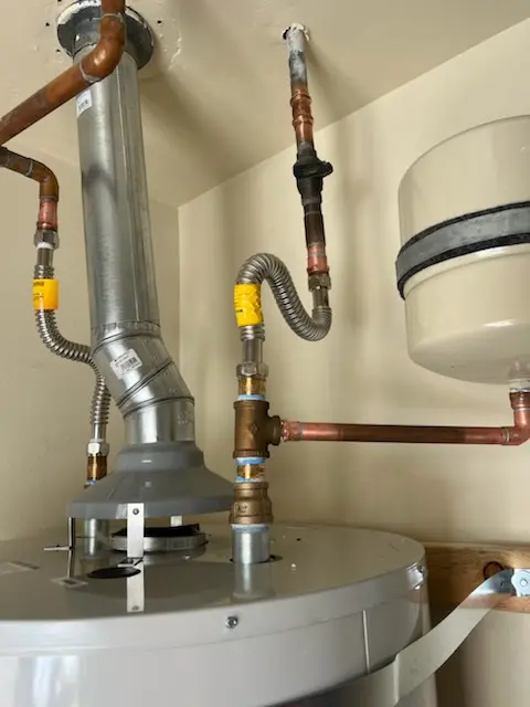 Water heater installation and plumbing repair in Carriage Square